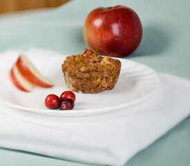 Apple and Cranberry Muffins (Low-fat)