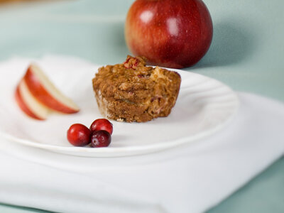 Apple and Cranberry Muffins (Low-fat)