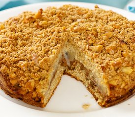 Pear Walnut Coffee Cake