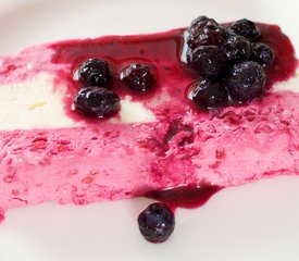 Raspberry and Vanilla Semifreddo 