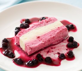 Raspberry and Vanilla Semifreddo 