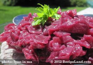 German Sweet And Sour Red Cabbage
