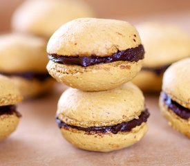 Coffee and Chocolate Ganache Macarons 