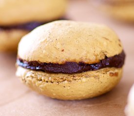 Coffee and Chocolate Ganache Macarons 