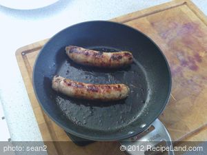 German Sausage - Bratwurst Bramberger recipe