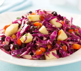 Black Bean Slaw with Soy Ginger Dressing