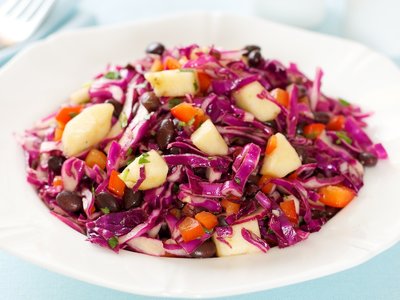 Black Bean Slaw with Soy Ginger Dressing