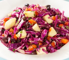 Black Bean Slaw with Soy Ginger Dressing