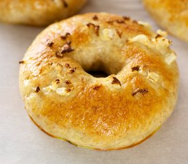 Brooklyn Onion Bagels (Whole Wheat-Barley Flour)