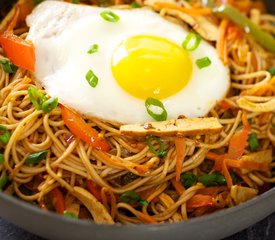 Sichuan Stir-Fried Vegetables with Noodles