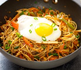 Sichuan Stir-Fried Vegetables with Noodles