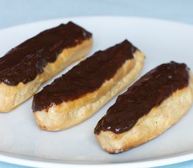 Caramel Chocolate Eclairs