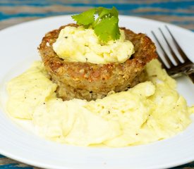 Baked Sausage Cups and Scrambled Eggs