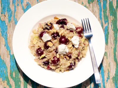 Cherry and Quinoa Salad