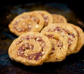 Pecan Date Pinwheel Cookies (Healthier Version)