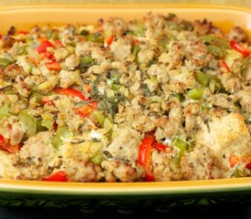 Egg and Sausage Strata