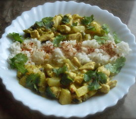 Thai Chicken Curry With Pineapple