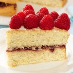 Almond Raspberry Layered Cake Recipe