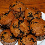 Low-Fat Blueberry Buttermilk Bran Muffins