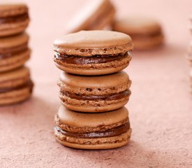 Chocolate Macarons with Chocolate Ganache