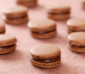 Chocolate Macarons with Chocolate Ganache