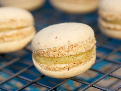 Vanilla Custard Macarons