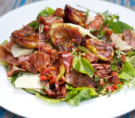 Grilled Figs, Prosciutto and Arugula Salad