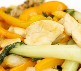 Chicken Bok Choy Stir Fry (Low Fat, Low Cal)