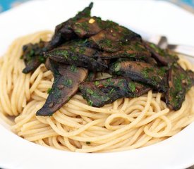 Portobello Mushrooms and Pasta