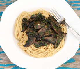 Portobello Mushrooms and Pasta