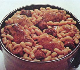 Algerian Chicken with Beans & Sausage