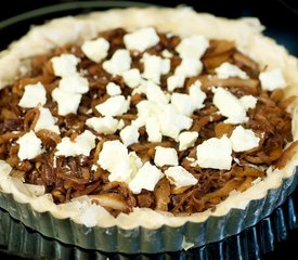 Caramelized Onion and Fennel Phyllo Tart with Goat Cheese