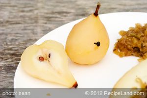 Spiced Pickled Pears