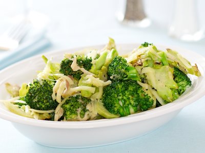 Cheesy Pan-Roasted Broccoli