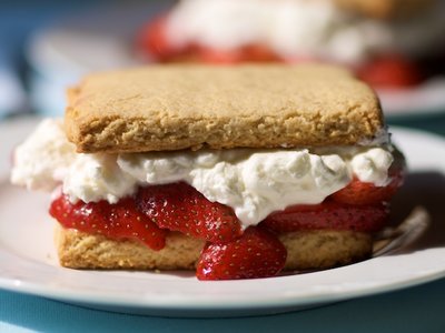 Whole Wheat Strawberry Shortcake