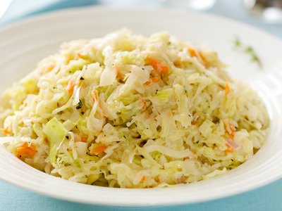 Creamy Lemon Buttermilk Coleslaw