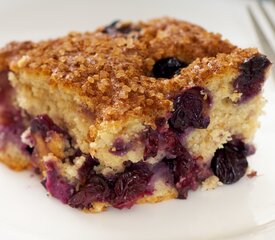 Family Favorite Blueberry Coffee Cake