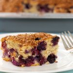 Best Ever Blueberry Coffee Cake (Low Fat)