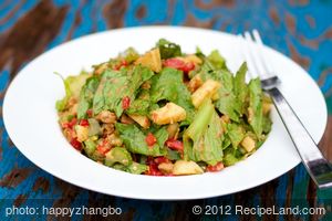 Green Salad Tossed with Tomato Dressing recipe