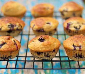 Moist Blueberry Coffee Cake Muffins