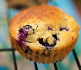 Moist Blueberry Coffee Cake Muffins