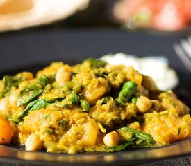 Butternut, Chickpea and Lentil Curry