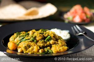 Butternut, Chickpea and Lentil Curry
