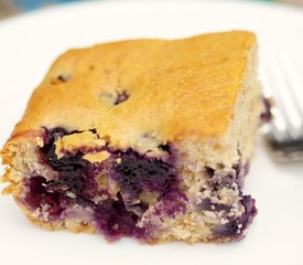 Blueberry Cream-Cheese Coffee Cake (Low Fat)