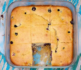 Blueberry Cream-Cheese Coffee Cake (Low Fat)