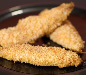 Baked Parmesan Chicken Fingers (Low Fat)