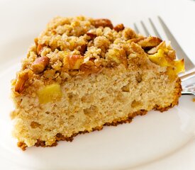 Peach Coffee Cake (Low Fat)