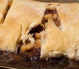 Apple Cranberry Strudel