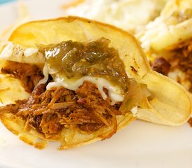 Pulled Pork Tacos with Tomatillo Salsa