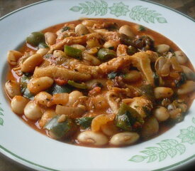 Spicy Tripe and Beans